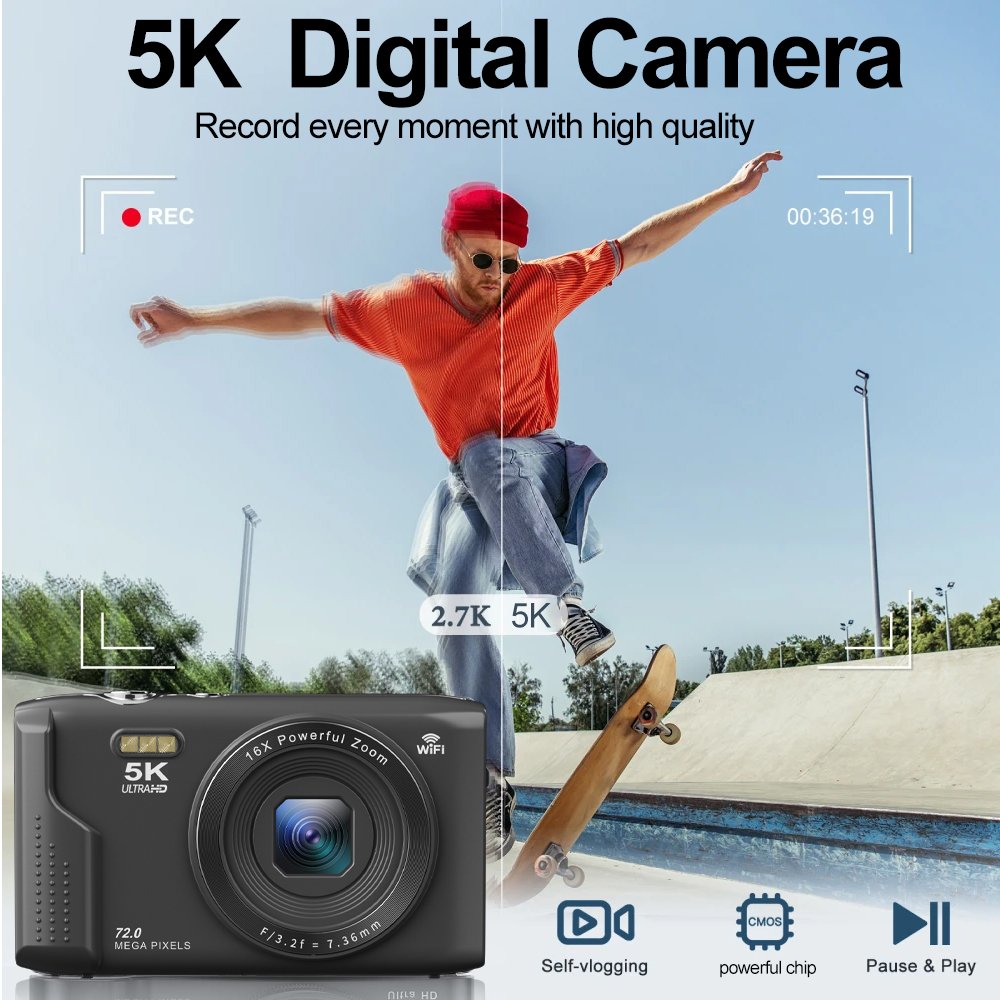Ourlife Compact Digital Camera - Canon Camera Eos R50 recension och pris