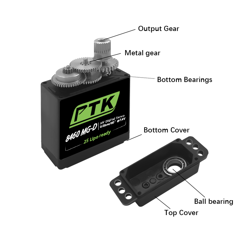PTK 8460 MG-D9gDigital servo M - Rc Helicopter Motor recension och pris