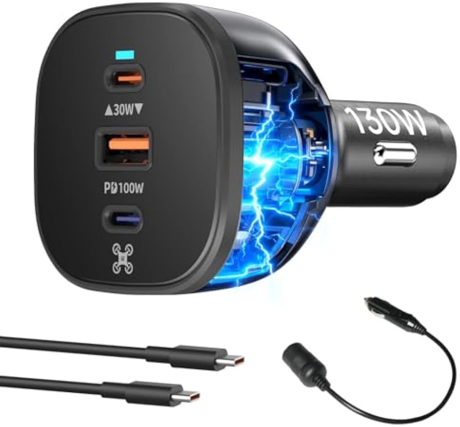 LKTOP 130W Drone Car Charger f - Dji Drone Mini 4 Pro recension och pris