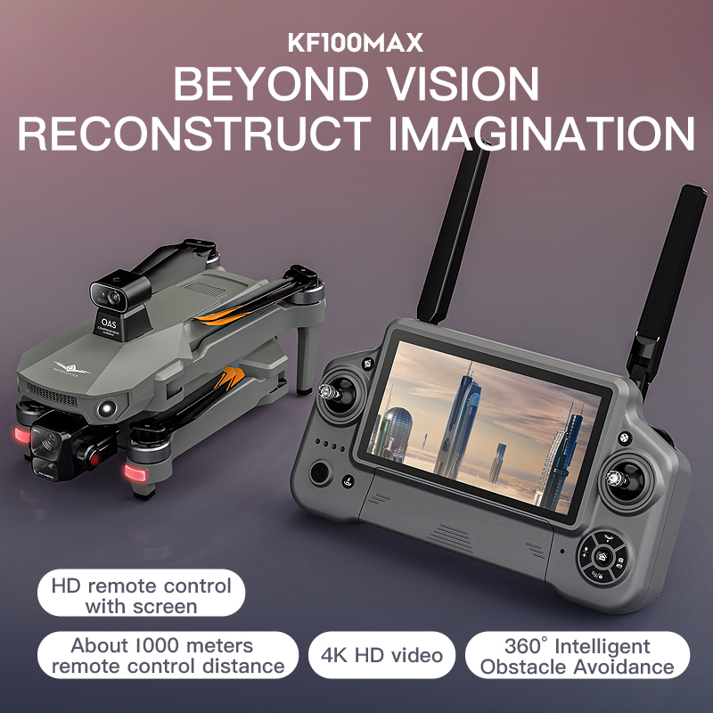KF100 MAX GPS Drone 4K Camera  - Rc Helicopter Charger recension och pris