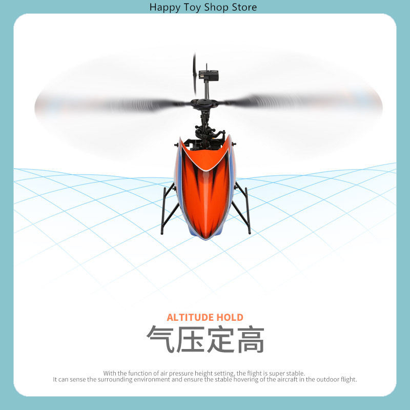 WLtoys XK K127 4CH Flybarless  - Rc Helicopter Single Rotor recension och pris